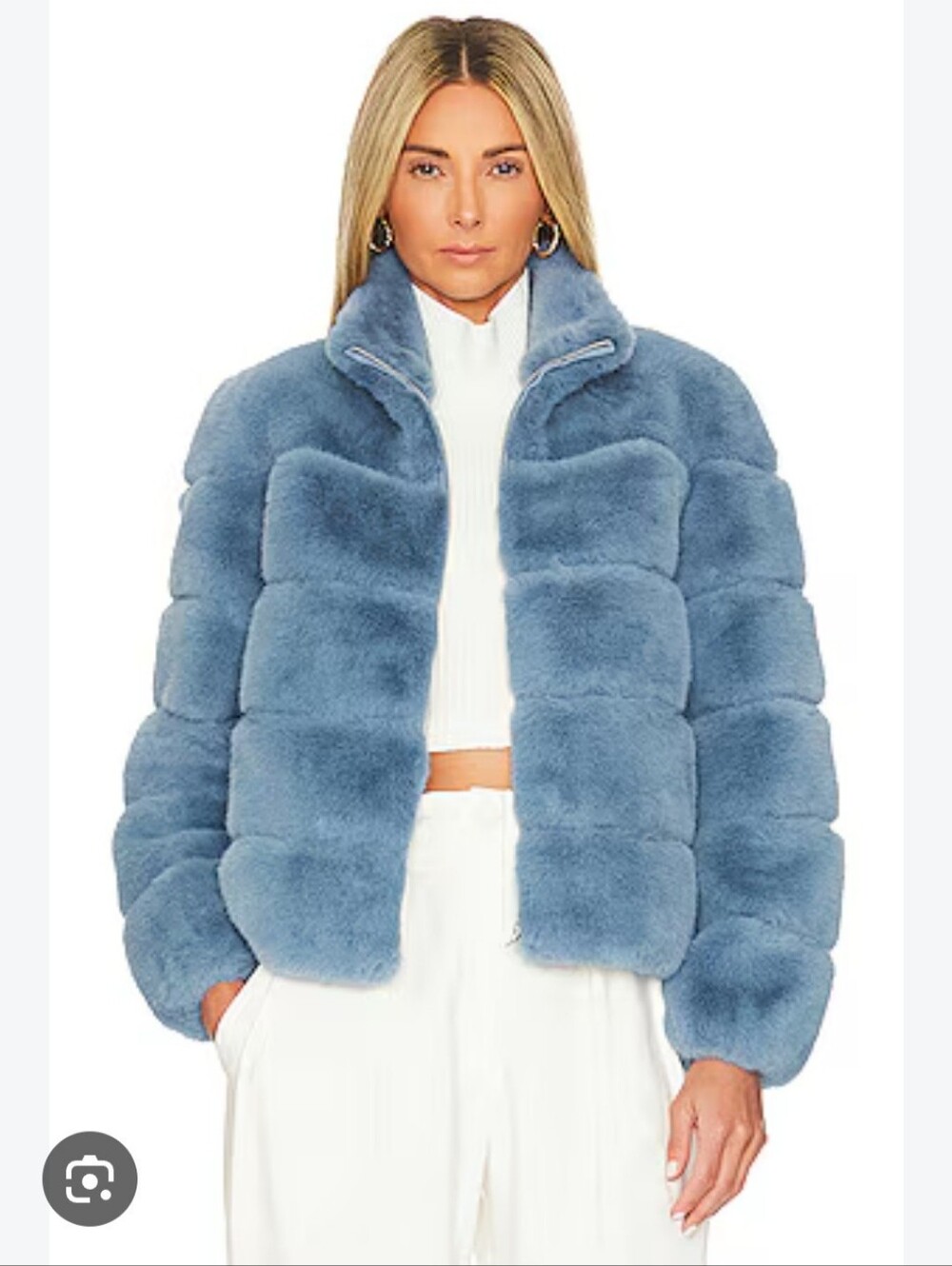 Cute Faux Fur Jacket Size S